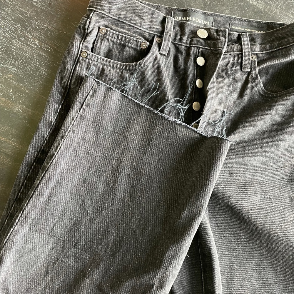 Denim Forum Aritzia The Farrah High Rise